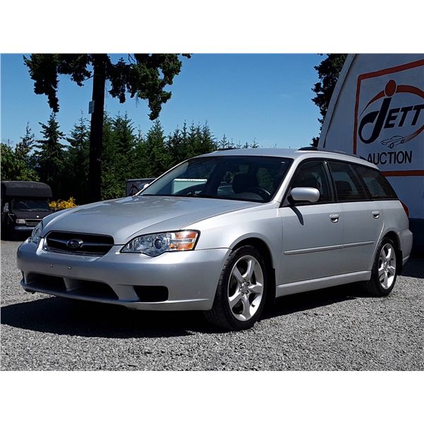 I5 --  2006 SUBARU LEGACY 2.5I , Grey , 214831  KM's