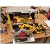 Image 1 : Dewalt Planer, Skilsaw, Palm Sander and Drill