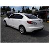 Image 7 : D6 --  2010 MAZDA 3 I, WHITE, 208,498 KMS