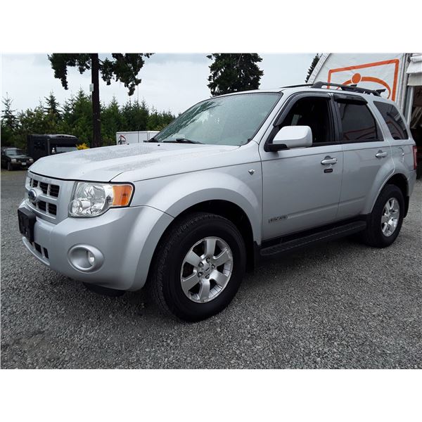 F3 --  2008 FORD ESCAPE LTD , Silver , 243706  KM's