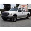 Image 1 : F6 --  2003 FORD F350 SRW SUPER DUTY 4X4 DIESEL , White , 186861  KM's