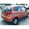 Image 5 : A12 --  2007 CHEVROLET AVEO , Orange , 159642  KM's