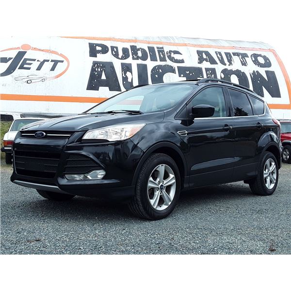 H2 --  2013 FORD ESCAPE SE , Black , 138503  KM's