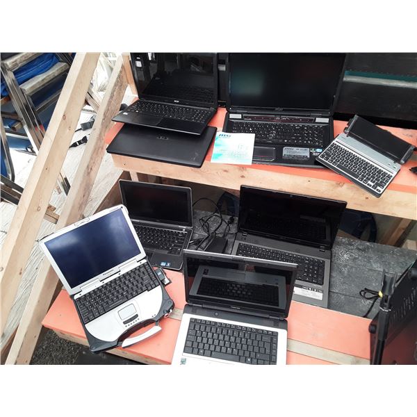 400 --  Lot of 8 Laptops