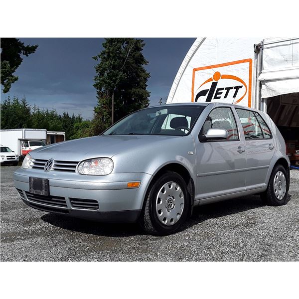 B3 --  2007 VW CITY GOLF , Silver , 211071  KM's