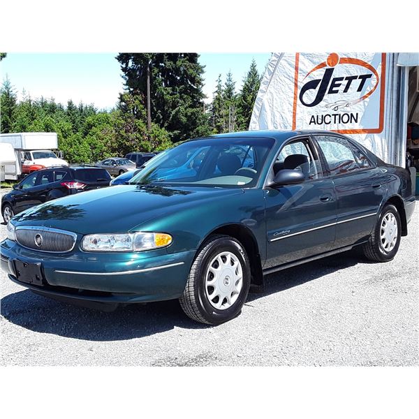 B6 --  2001 BUICK CENTURY CUSTOM , Green , 121537  KM's