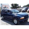 Image 3 : A5 --  2001 DODGE DURANGO , Blue , 296646  KM's  "NO RESERVE"