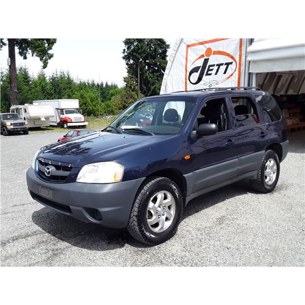 H2 --  2003 MAZDA TRIBUTE DX , Blue , 239301  KM's