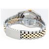 Image 7 : Rolex Mens 2 Tone Blue Vignette Diamond & Sapphire Datejust Wristwatch