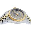 Image 9 : Rolex Ladies 2 Tone Yellow Gold & Stainless Steel Slate Grey Roman Datejust Wris
