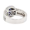 Image 3 : 1.89 ctw Sapphire and Diamond Ring - Platinum