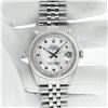 Image 1 : Rolex Mens Stainless Steel Mother Of Pearl Diamond & Ruby Datejust Wristwatch Wi