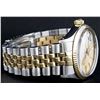 Image 4 : Rolex Mens 2 Tone Rare Champagne Tapestry Index 36MM Datejust Wristwatch Oyster