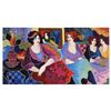 Image 1 : Patricia Govezensky, "Cafe Laguna" Hand Signed Limited Edition Giclee on Canvas