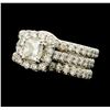 Image 1 : 1.75 ctw Diamond Engagement Ring - 14KT White Gold