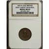Image 1 : 1859 Bronze Mint Cabinet Memorial MS65 NGC