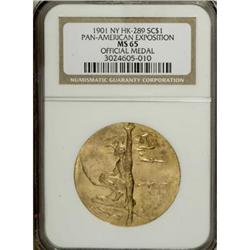 1901 Pan-American Expo, HK-289, MS65 NGC