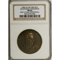 1906 Southwest Expedition, HK-338, MS63 NGC