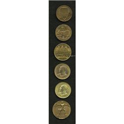 Sextet of So-Called Dollars