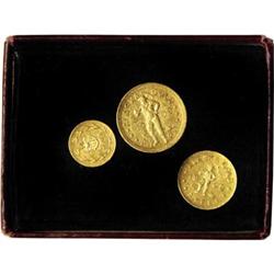 1909 AYPE Three Piece Gold Set In The Original