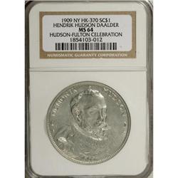 1909 Hendrik Hudson Daalder, HK-370, MS64 NGC
