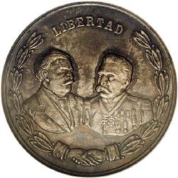 1909 TX-MEX HK-386, Presidents Taft & Diaz, PR64