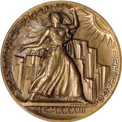 1933 Italian Exhibit Dollar, HK-471, MS66 NGC