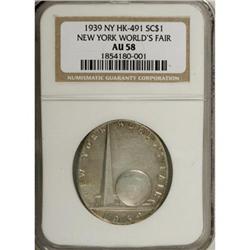 1939 New York World's Fair, HK-491, AU58 NGC