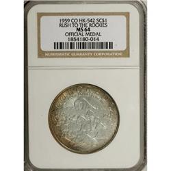 1959 Colorado Dollar, HK-542, MS64 NGC