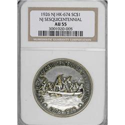 1926 New Jersey Sesqui, HK-674, AU55 NGC