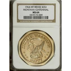 Duo of Brass So-Called Dollar Slugs