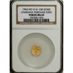 1904 LPE 1/2 Gold MS63 NGC
