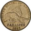 Image 1 : AU Counterstamped 1857 Flying Eagle Cent