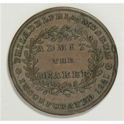 Philadelphia Museum Medal 1821