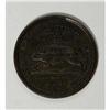Image 2 : Two 1834 Running Boar Hard Times Tokens