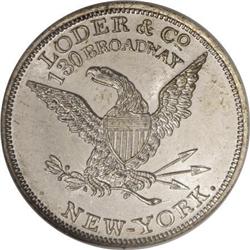 Loder & Co. MS64 NGC M-NY-476