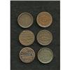 Image 2 : 6-Piece Indiana Civil War Merchants Token Group