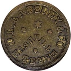 (1861-65) D.L. Lapsley & Co., Nashville, TN,