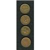 Image 1 : 4 Wisconsin Civil War Merchant Tokens