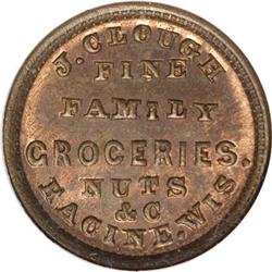 1863 J. Clough Grocers, Racine, WI, Fuld