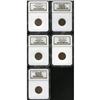 Image 1 : 5-Piece NGC Attributed Civil War Patriotic Lot