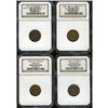 Image 1 : Quartet of NGC-Graded Civil War Patriotics