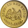Image 2 : 1864 Lincoln and Union MS63 NGC F-128/289lp
