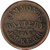 Image 1 : Sutler Token Simmonds Battery 50 Cents J.M. Kerr