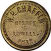 Image 1 : Bisbee-Lowell, Arizona, Drink Token AU55 NGC