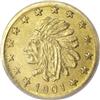 Image 1 : 1901 Alaska Gold 1/4 Pinch MS65 NGC
