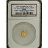 Image 1 : 1909 Alaska Gold A.Y.P.E. 1/4 DWT MS63 NGC