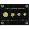 Image 1 : 1849 California "Models" 4-Piece Gold Coin Set
