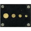 Image 2 : 1849 California "Models" 4-Piece Gold Coin Set
