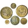Image 1 : 1849 4 piece set of Model California Gold Coin